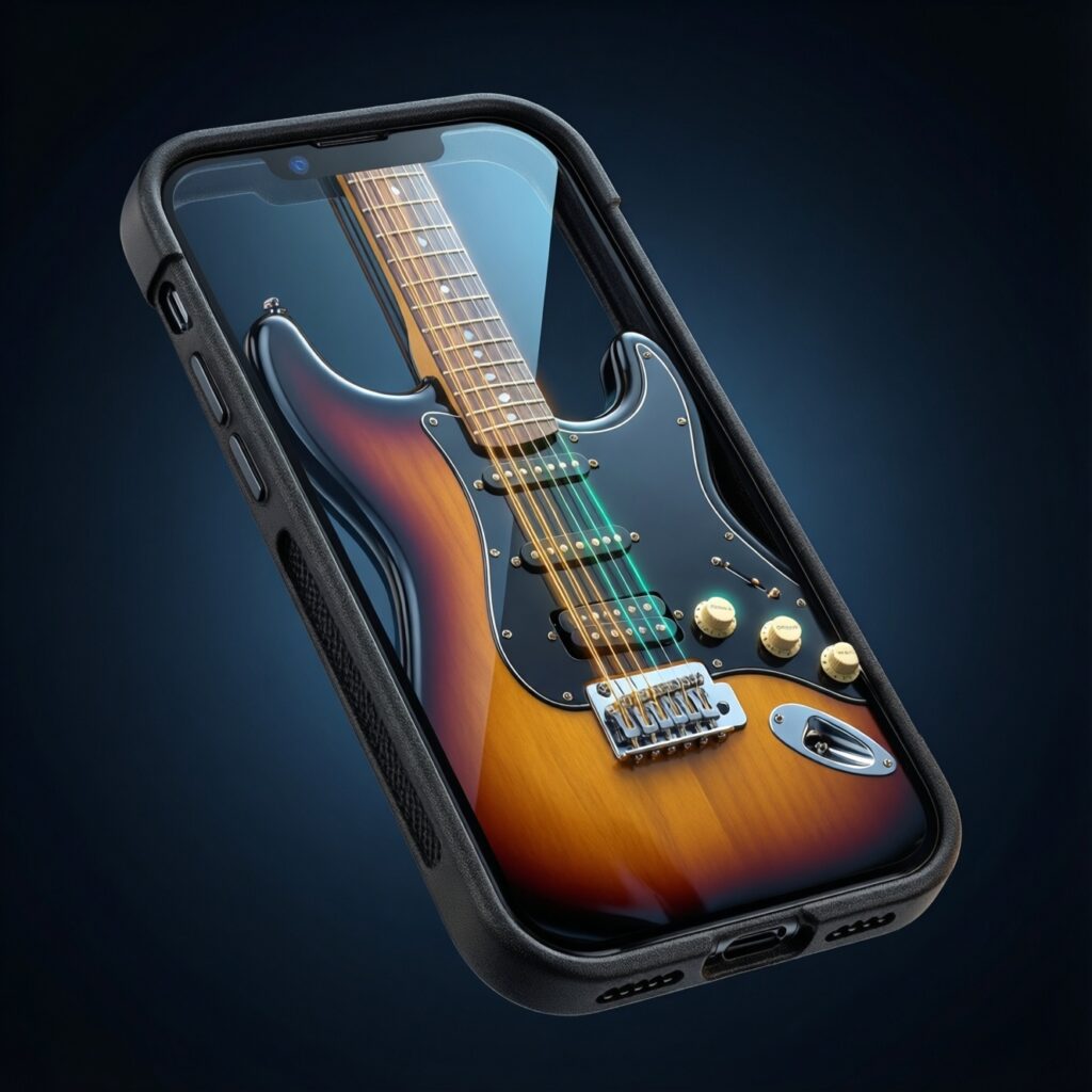 Xiaomi представила pocket guitar — чехол-гитару для смартфонов с bluetooth-подключением